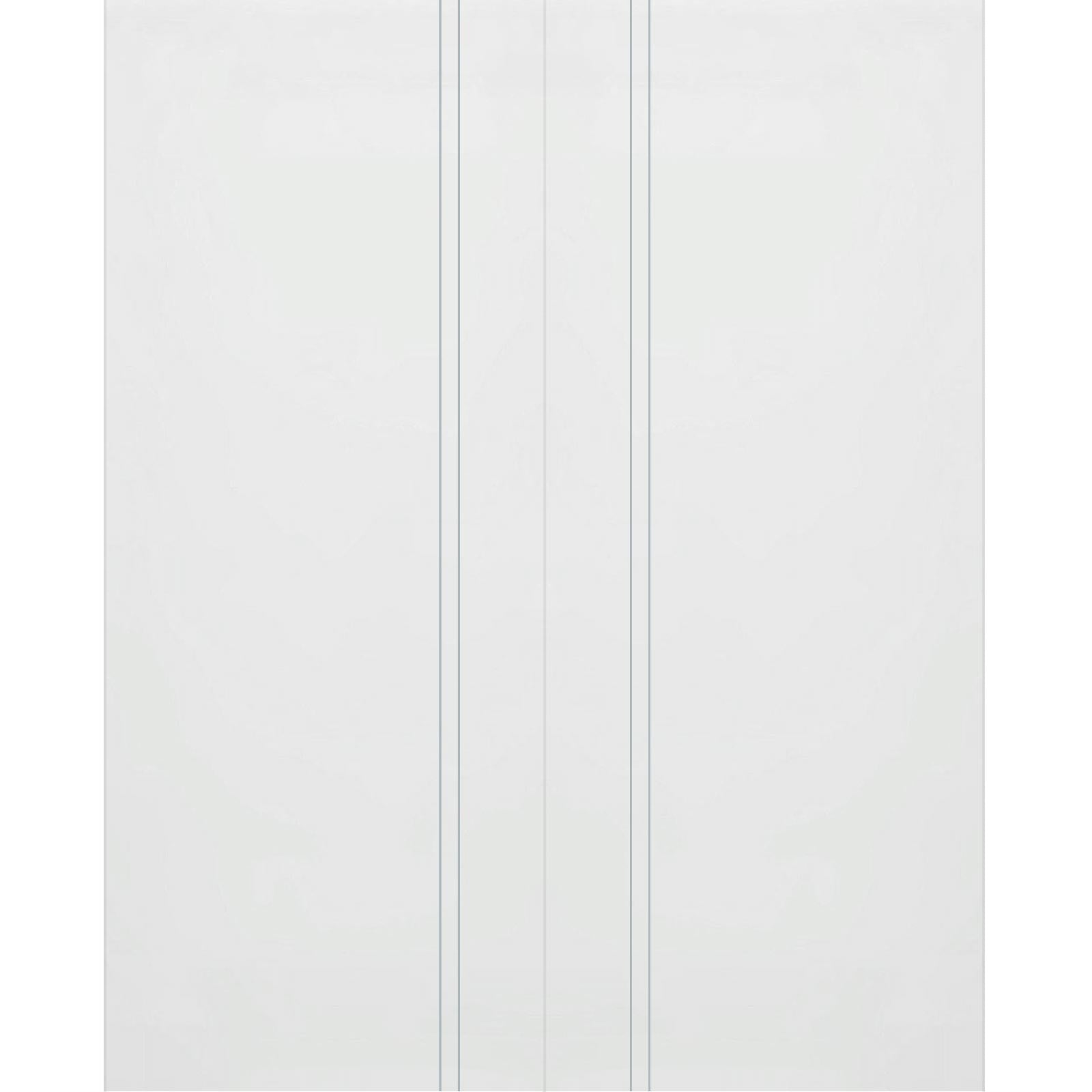 Double Glass Sliding Door - Gogar 8mm Obscure Glass - Clear Printed Design - Planeo 60 Pro Kit