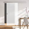 Single Glass Sliding Door - Gogar 8mm Obscure Glass - Obscure Printed Design - Planeo 60 Pro Kit
