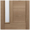 Harrow Hardwood Door - Frosted Toughened Double Glazing, From LPD Joinery