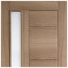 Harrow Hardwood Door - Frosted Toughened Double Glazing, From LPD Joinery