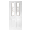 Grainger Grained Internal PVC Door Pair - Boness Sandblasted Style Glass
