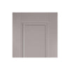 Three Folding Doors & Frame Kit - Arnhem 2 Panel Grey Primed 3+0 - Unfinished