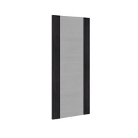 Bespoke Fire Door - Flush Dark Grey Panel - American Light Grey Ash Veneer - 30 Minute Fire Rated - Prefinished