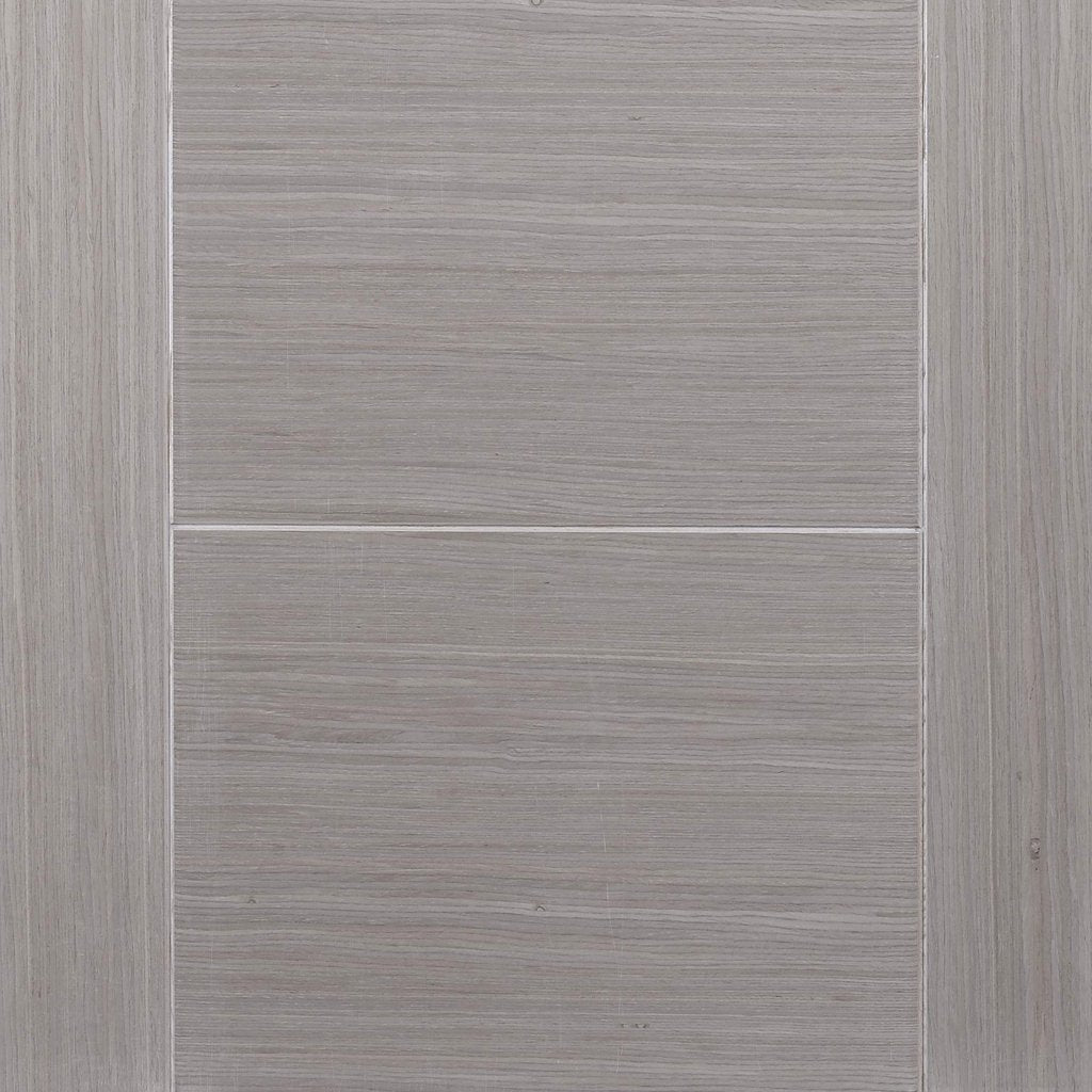 Light Grey Vancouver Double Evokit Pocket Door - Prefinished