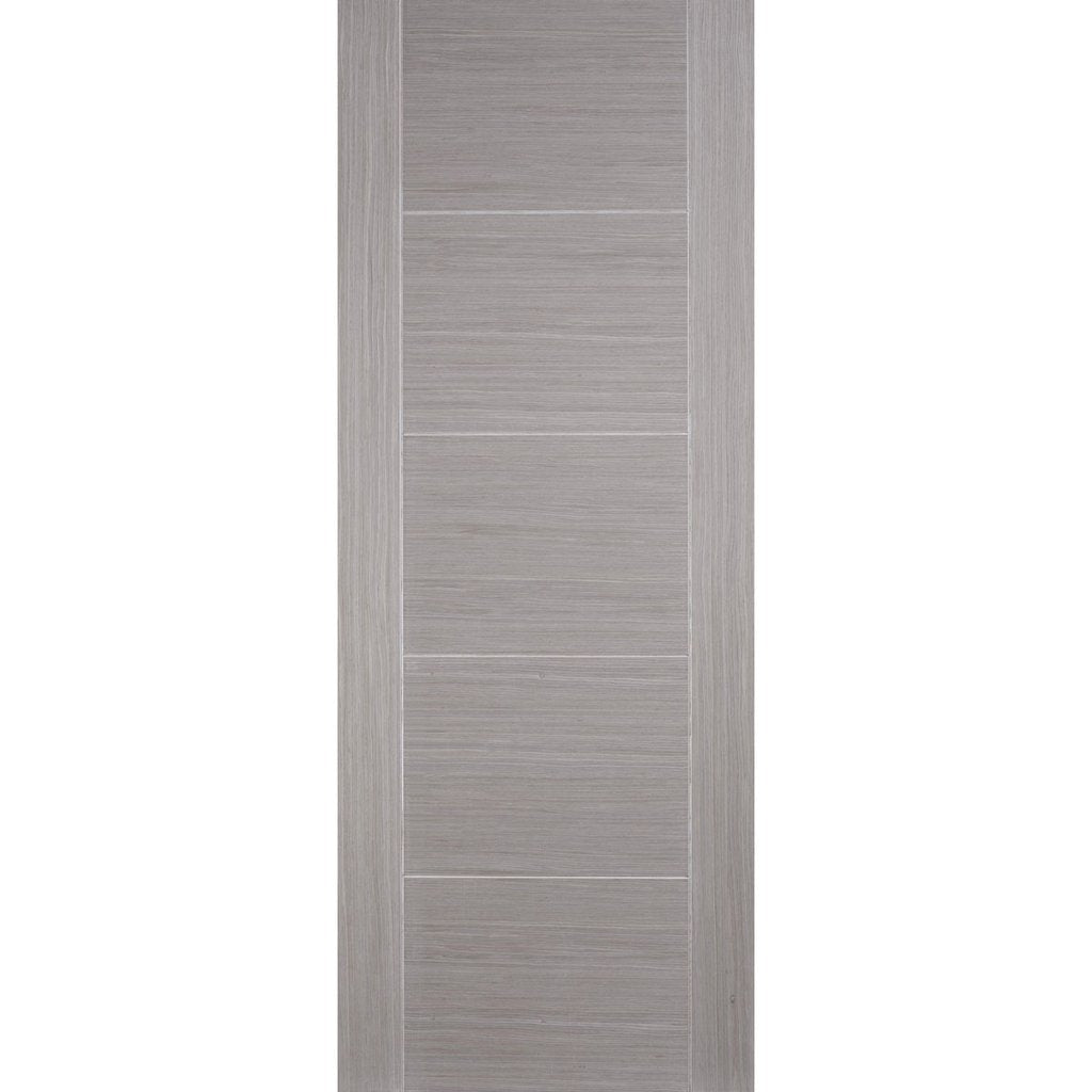 Modern flush grey colour interior door