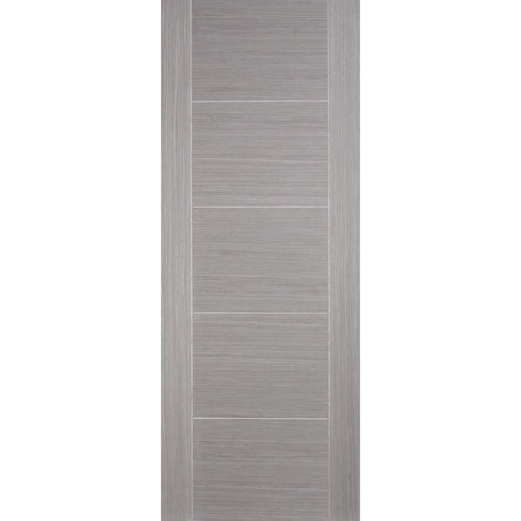 Three Folding Doors & Frame Kit - Vancouver Light Grey 2+1 - Prefinished