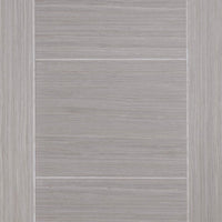 LPD Joinery Bespoke Fire Door Pair, Light Grey Vancouver Pair - 1/2 Hour Fire Rated - Prefinished