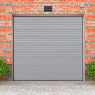 Image: Gliderol Electric Insulated Roller Garage Door from 1900 to 1994mm Wide - Grey