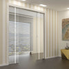 Gifford 8mm Clear Glass - Obscure Printed Design - Double Evokit Pocket Door