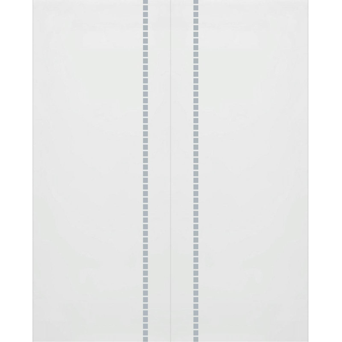 Double Glass Sliding Door - Gifford 8mm Obscure Glass - Clear Printed Design - Planeo 60 Pro Kit