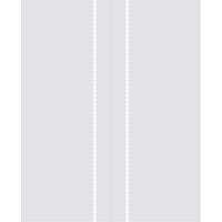 Double Glass Sliding Door - Gifford 8mm Clear Glass - Obscure Printed Design - Planeo 60 Pro Kit