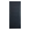 GRP Grey Modica Composite Door - Frosted Single Sidelight