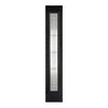 GRP Black & White Colonial 6 Panel Composite Door - Leaded Single Sidelight