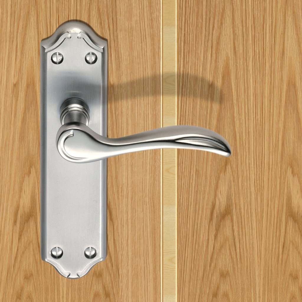 DL191 Madrid Lever Latch Door Handles - 3 Finishes
