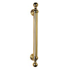 PF108 Reeded Grip Pull Handle, Ornate on Round Rose, 500mm