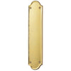 DL20 Finger Plate, Shaped End, 305x64mm