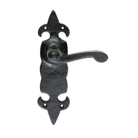 Antique Black Ludlow LF5505 Fleur De Lys Lever Latch Handles - Size 178x55mm