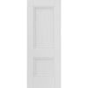 J B Kind White Classic Hardwick Panel Primed Fire Door Pair - 1/2 Hour Fire Rated
