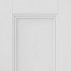 J B Kind White Classic Hardwick Panel Primed Fire Door - 1/2 Hour Fire Rated