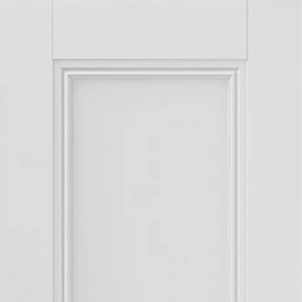 J B Kind White Classic Hardwick Panel Primed Fire Door - 1/2 Hour Fire Rated