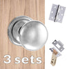 Three Pack Harrogate Mushroom Old English Mortice Knob - Polished Chrome