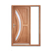 Harrow External Hardwood Door and Frame Set - Frosted Double Glazing - One Unglazed Side Screen, From LPD Joinery