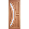 Harrow External Hardwood Door and Frame Set - Frosted Double Glazing - One Unglazed Side Screen, From LPD Joinery