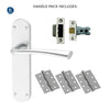 Havel Latch Plate Fire Door Handle Pack