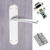 Havel Latch Plate Fire Door Handle Pack