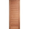 Hayes Flush External Hardwood Door and Frame Set - One Unglazed Side Screen, From LPD Joinery