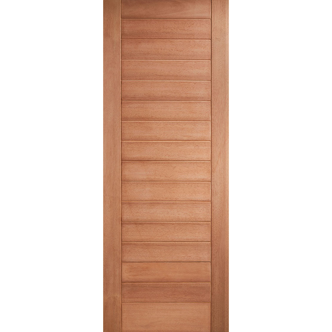 Hayes Flush External Hardwood Door and Frame Set - One Unglazed Side Screen, From LPD Joinery
