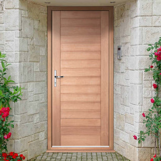 Image: Hayes Flush External Hardwood Door and Frame Set, From LPD Joinery