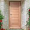 Hayes Flush External Hardwood Door and Frame Set, From LPD Joinery
