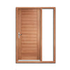 Hayes Flush External Hardwood Door and Frame Set - One Unglazed Side Screen, From LPD Joinery