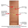 Hayes Exterior Hardwood Front Door