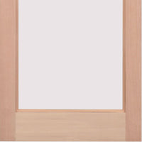 Stable 9L Mahogany Door - Shaped Top - Fit Your Own Glass, From LPD Joinery