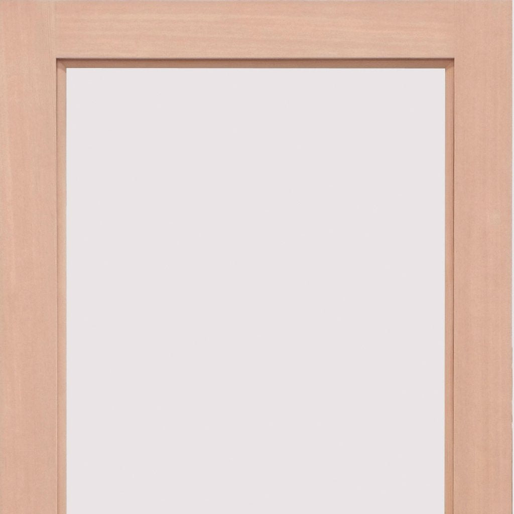 Stable 9L Mahogany Door - Shaped Top - Fit Your Own Glass, From LPD Joinery