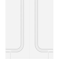 Double Glass Sliding Door - Holburn 8mm Obscure Glass - Obscure Printed Design - Planeo 60 Pro Kit