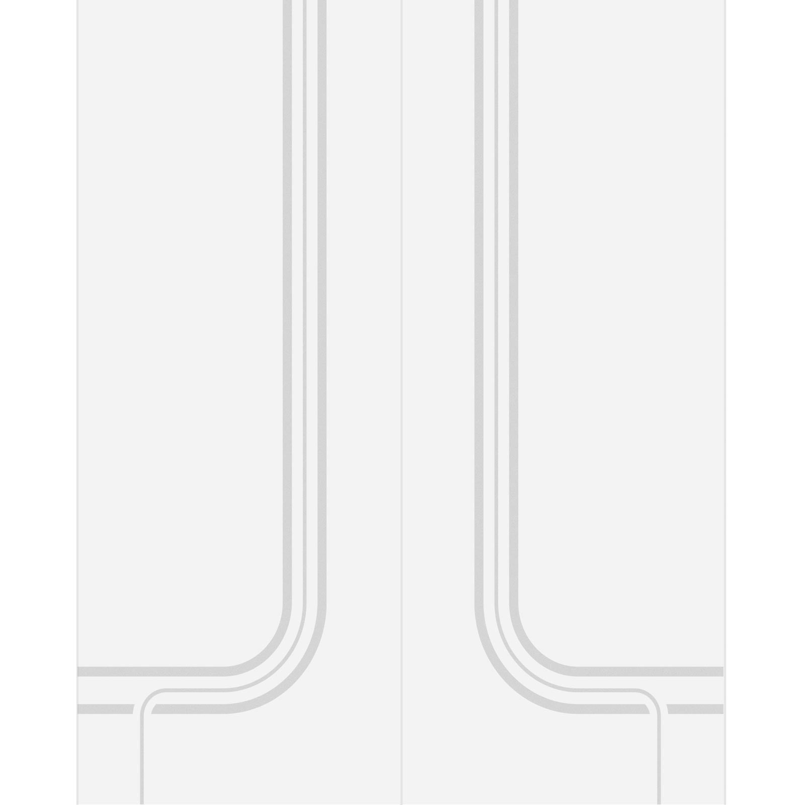 Double Glass Sliding Door - Holburn 8mm Obscure Glass - Obscure Printed Design - Planeo 60 Pro Kit