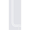 Holburn 8mm Clear Glass - Obscure Printed Design - Griffwerk R8 Style Sliding Glass Door Kit