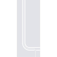 Holburn 8mm Clear Glass - Obscure Printed Design - Griffwerk R8 Style Sliding Glass Door Kit