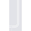 Holburn 8mm Clear Glass - Obscure Printed Design - Double Absolute Pocket Door