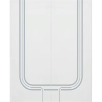 Double Glass Sliding Door - Holburn 8mm Obscure Glass - Clear Printed Design - Planeo 60 Pro Kit