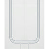 Double Glass Sliding Door - Holburn 8mm Obscure Glass - Clear Printed Design - Planeo 60 Pro Kit