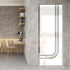 Holburn 8mm Obscure Glass - Clear Printed Design - Single Absolute Pocket Door