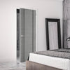 Bespoke Fire Door - Flush Dark Grey Inlay - American Light Grey Ash Veneer - 30 Minute Fire Rated - Prefinished