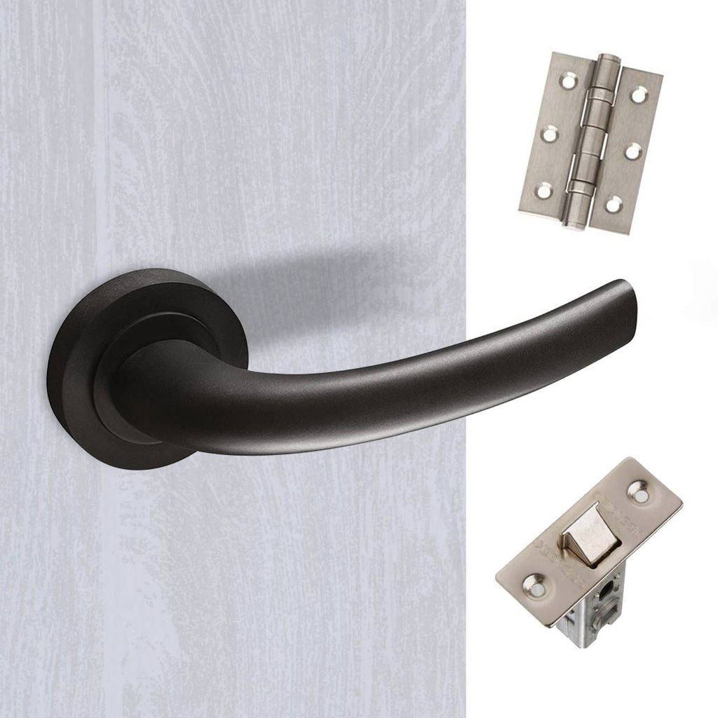 Hydra Door Handle Pack - Matt Black