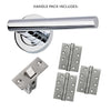 Hyperion Door Handle Pack - Polished Chrome