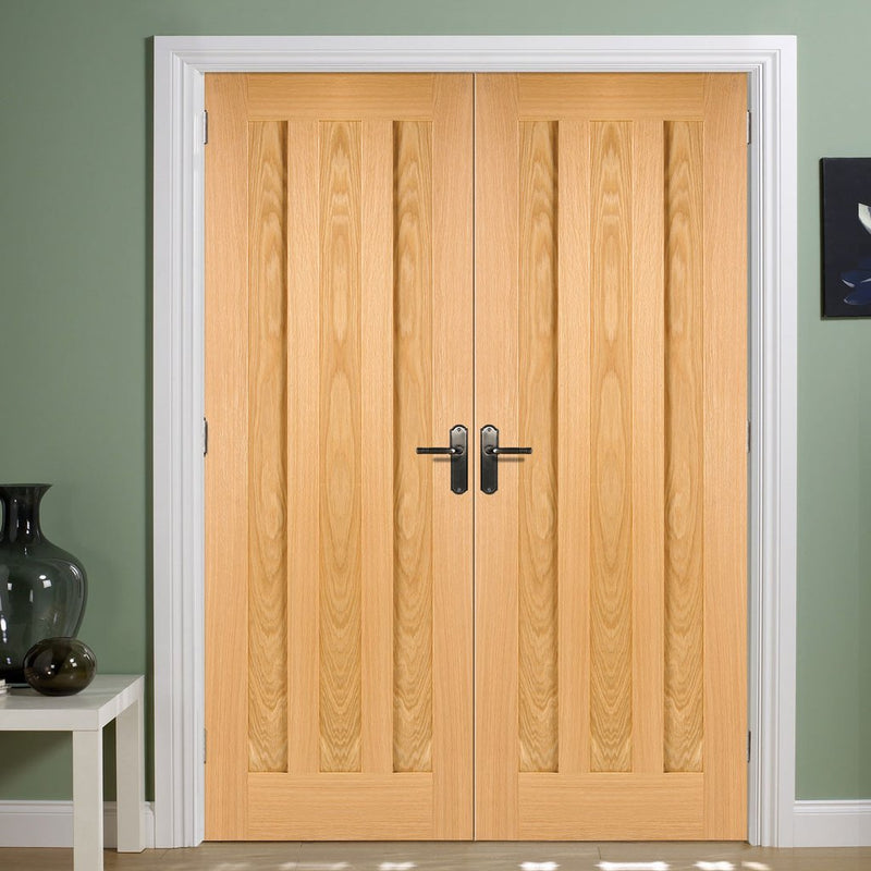 Bespoke Idaho Oak 3P Door Pair