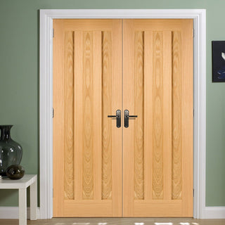 Image: Bespoke Idaho Oak 3P Door Pair